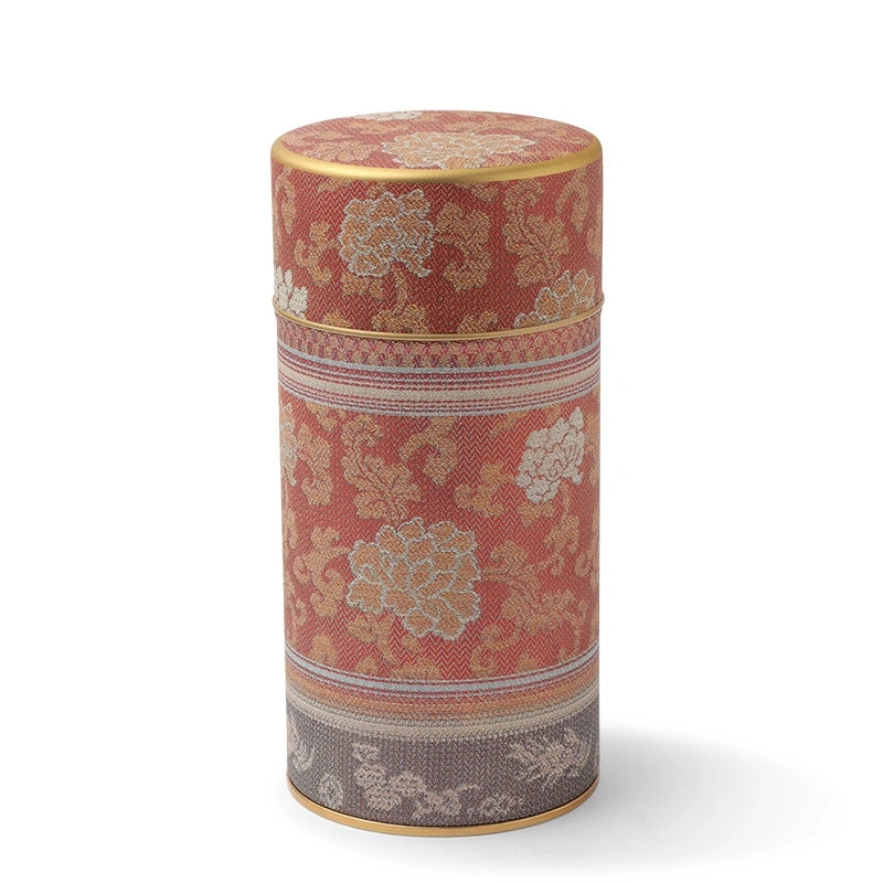 Tea Canister Brocade Peony Red, 200g