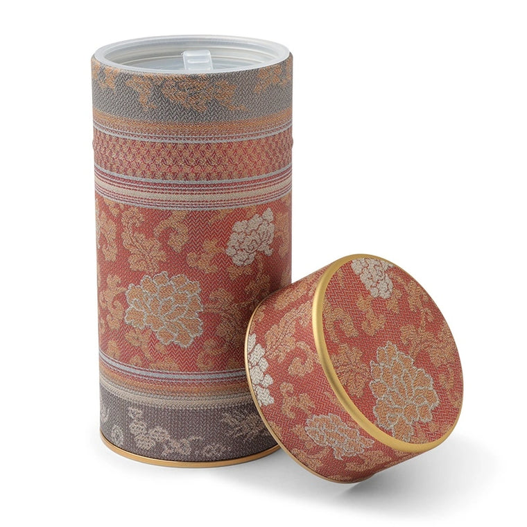 Tea Canister Brocade Peony Red, 200g