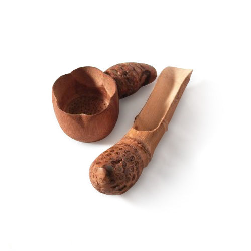 Tea Scoop & Strainer: Bamboo