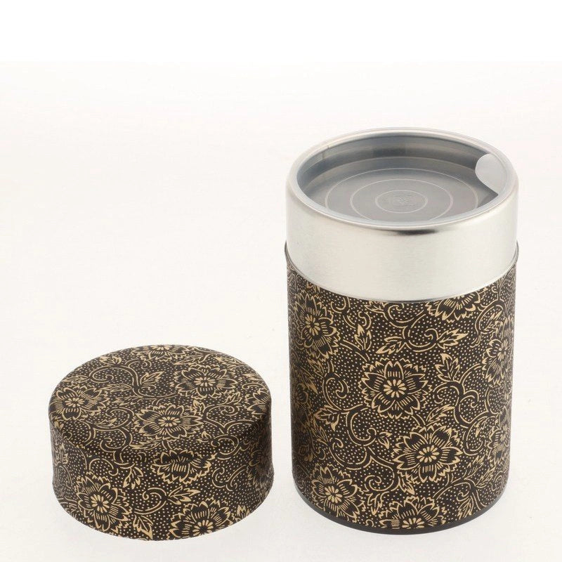 Tea Canister Black/Gold Mum  150g