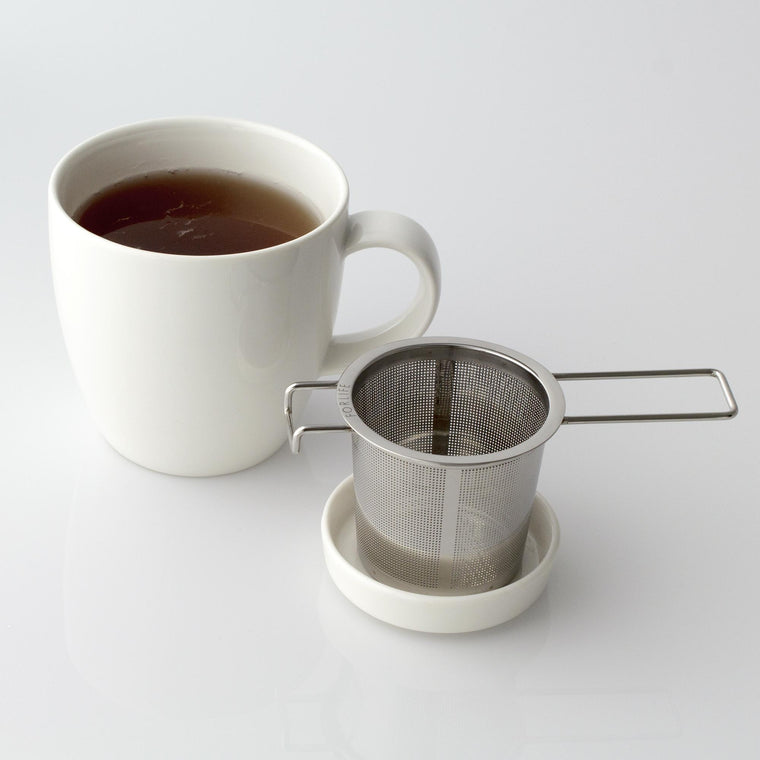 Tea Infuser: Strainer & Dish Set